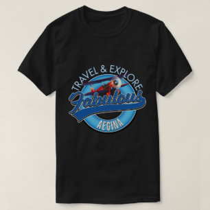 travel explore fabulous Aegina logo  T-Shirt