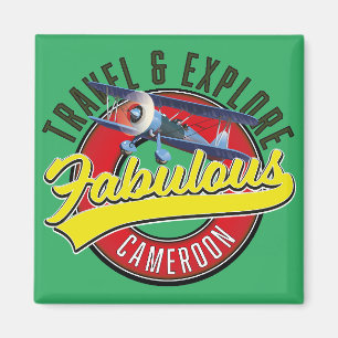 Travel & Explore Fabulous Cameroon logo Magnet