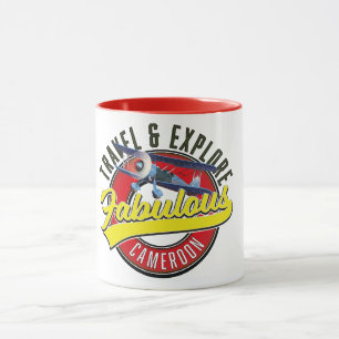 Travel & Explore Fabulous Cameroon logo Mug
