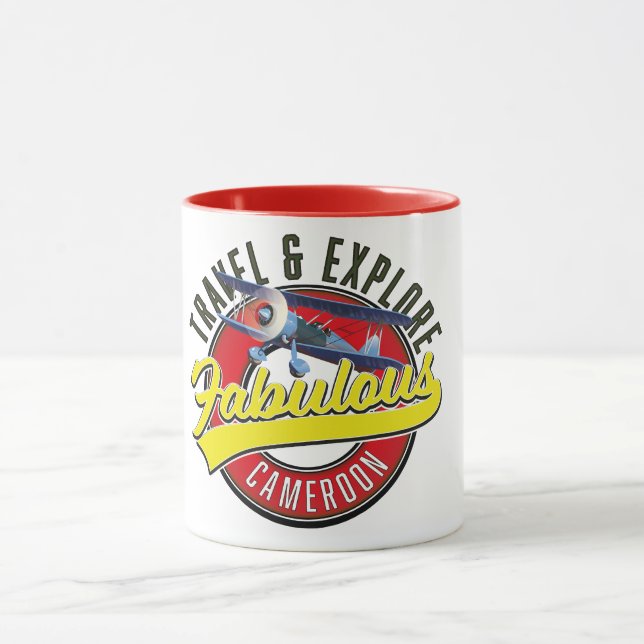Travel & Explore Fabulous Cameroon logo Mug (Center)