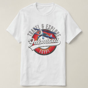 Travel explore fabulous Egypt logo. T-Shirt