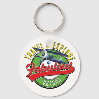 Travel Explore Fabulous Uganda Key Ring