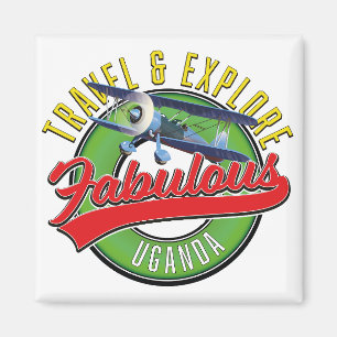 Travel Explore Fabulous Uganda Magnet