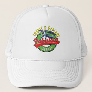 Travel Explore Fabulous Uganda T-Shirt Trucker Hat