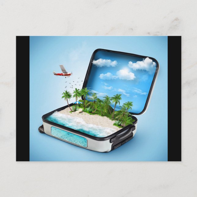Travel fantasy postcard (Front)