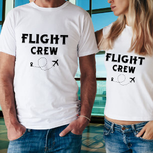 Travel Flight Crew Aeroplane Flying Modern Vacatio T-Shirt