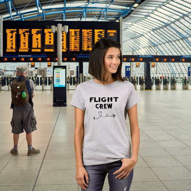 Travel Flight Crew Aeroplane Flying Modern Vacatio T-Shirt (Creator Uploaded)