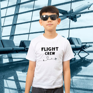 Travel Flight Crew Aeroplane Flying Modern Vacatio T-Shirt