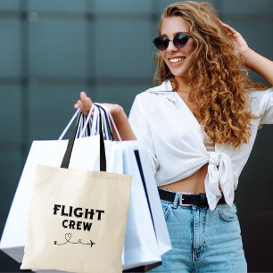 Travel Flight Crew Airplane Flying Modern Vacation Tote Bag