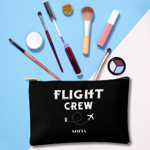 Travel Flight Crew Family Vacation Bachelorette Accessory Pouch