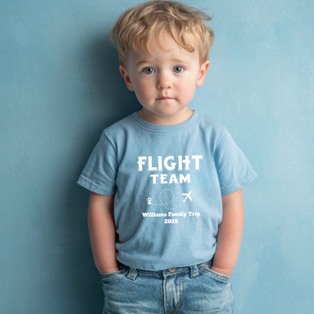 Travel Flight Team Family Vacation Bachelorette Baby T-Shirt (Creator Uploaded)