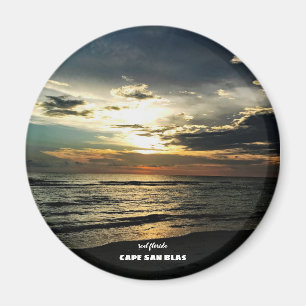 Travel   Florida Cape San Blas Sunset Magnet