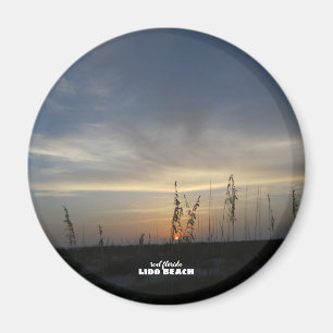 Travel   Florida - Lido Beach Sunset Magnet
