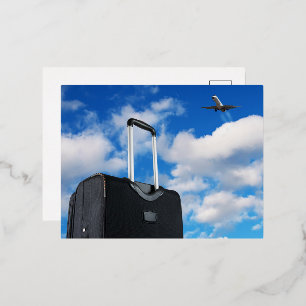 Travel Foil Holiday Postcard