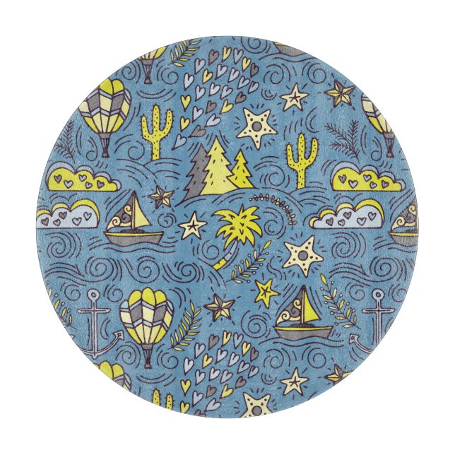 Travel Fun Cutting Board (Front)