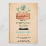 Travel honeymoon shower invitation<br><div class="desc">Travel honeymoon shower invitation</div>