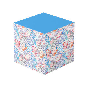 Travel icon cube