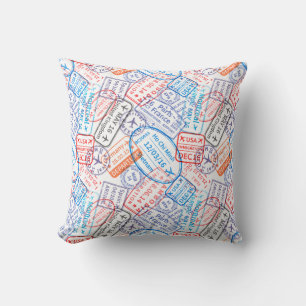 Travel icon cushion
