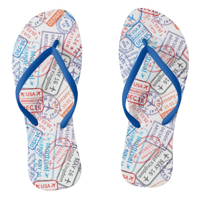 Travel icon thongs (Footbed)
