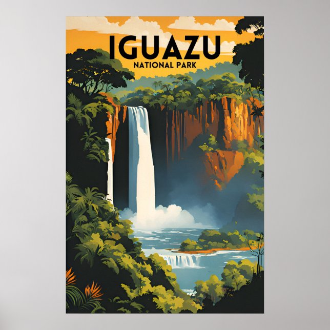 Travel Iguazu National Park Poster (Front)