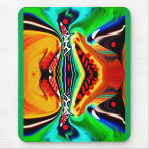 Travel in a fold in time art mouse pad