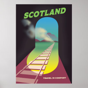 Travel in comfort Scotland Poster
