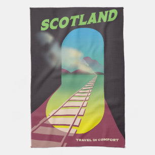 Travel in comfort Scotland Tea Towel