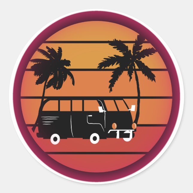 Travel inspiration sticker (Front)