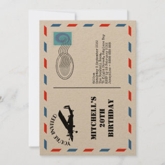 Travel Inspired Invitation