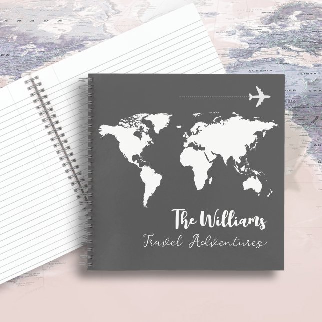 Travel International Dark Grey Notebook (Creator Uploaded)