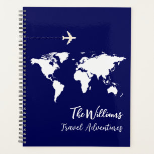 Travel International Navy Blue Planner