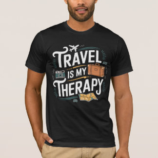 Travel Is My Therapy Apparel Tee