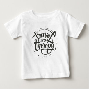 Travel Is My Therapy Baby T-Shirt