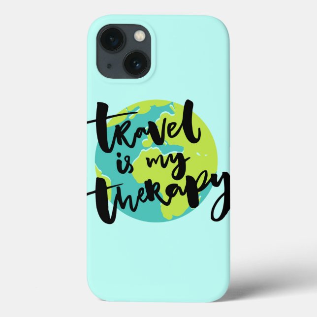 Travel is my Therapy Case-Mate iPhone Case (Back)