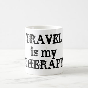 Travel is My Therapy Mug