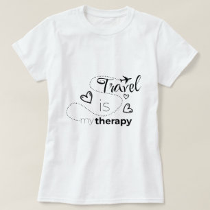Travel Is My Therapy vintage streetwear T-Shirt