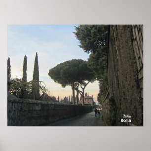 Travel   Italy - Appian Way Evening Stroll Poster