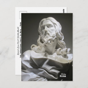 Travel   Italy - Rome - Bernini Sculpture Christ Postcard