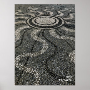 Travel Italy - Vernazza, Cinque Terre Mosaic Poster