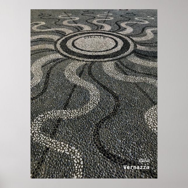 Travel | Italy - Vernazza, Cinque Terre Mosaic Poster (Front)