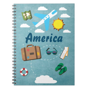 Travel Journal Customisable Vacation Trip Planner