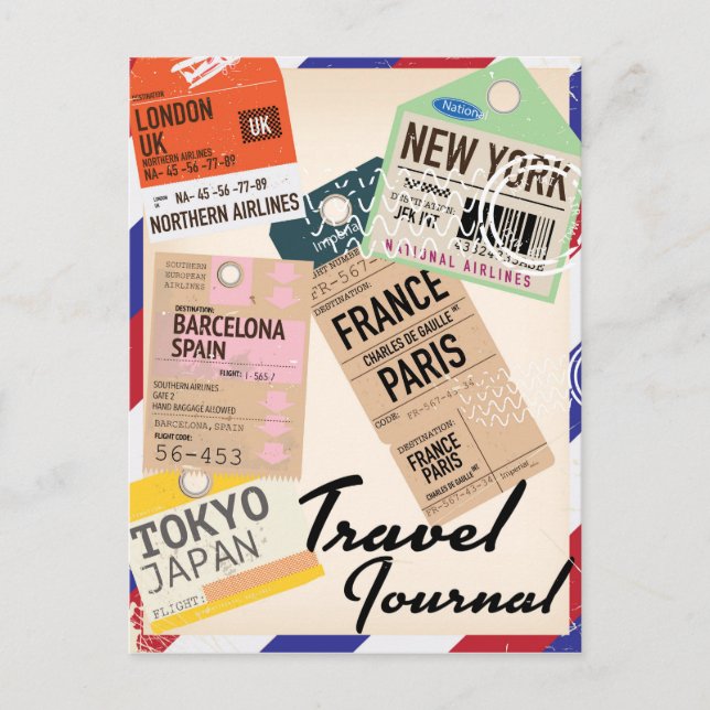 Travel Journal Postcard (Front)