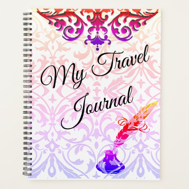 Travel Journal (Spiral) Planner (Front)