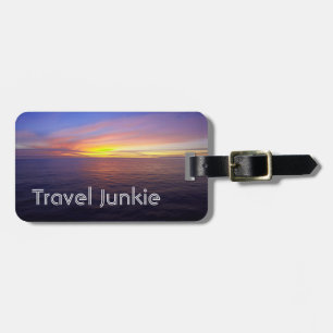 Travel Junkie - luggage tag