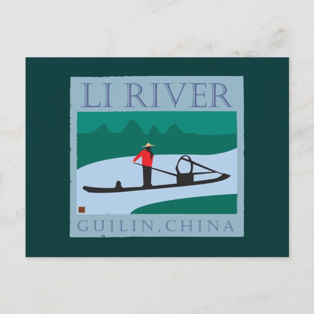 TRAVEL-Li River Postcard (Front)