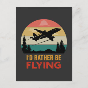 Travel Lover Aeroplane Adventure Holiday Postcard