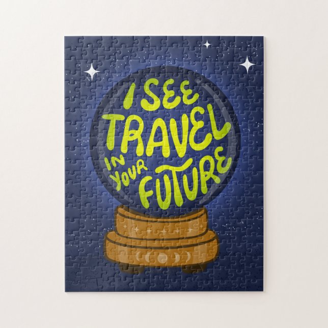 Travel Lover Quote Puzzle (Vertical)