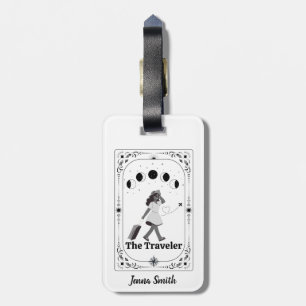 Travel Lover Tarot Traveller Astrology Zodiac Tren Luggage Tag