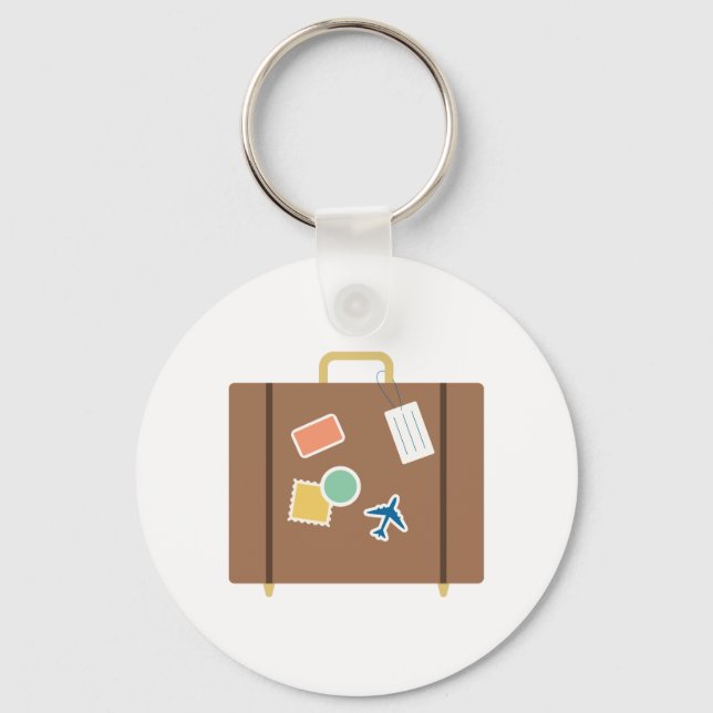 Travel Luggage Key Ring (Front)