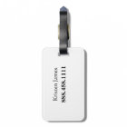 Travel Luggage Tag - Personalised